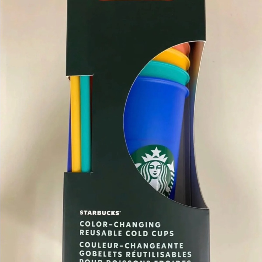 LAST ONE Starbucks color changing cups brand new